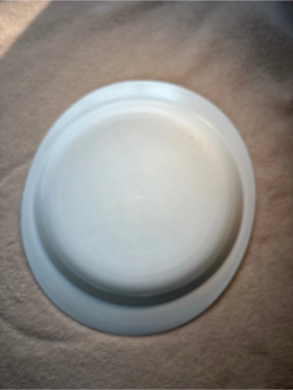 White Textured Ceramic Dinner Plate - Classic Home Dining